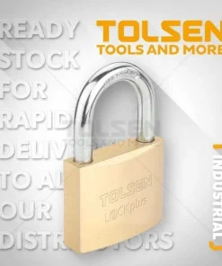 30mm 3keys Heavy Duty Brass Padlock Tolsen Brand 55113