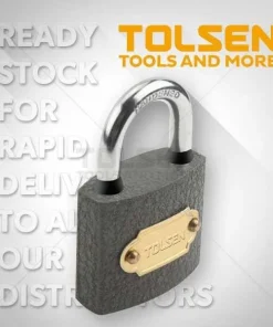 Alternative view of 32mm 3 Keys Iron Pad Lock Tolsen Brand 55133