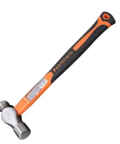1.0 Lbs (0.45kg), Fiber Handle Ball Pein Hammer for Framing, Nail Pulling, Cabinet Making Harden Brand – 590114