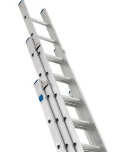 Up to 36 feet Extendable Aluminum Sliding Ladder 3 Part