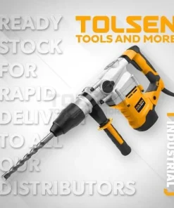 Alternative view of 1600W 230V 630rpm 40mm SDS-MAX Rotary Hammer Drill Machine Tolsen Brand 79515