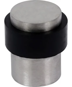 Elite Floor Door Stop, Finish: Satin Stainless Steel- USD32