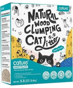 Cature Smart Pellets Natural Wood Clumping Cat Litter (5.3lbs)