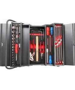 18 Inch Professional Steel Tool Box with 42pcs Kit Jetech Brand TB-42S