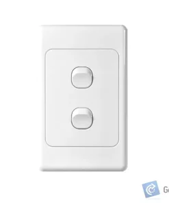 Light Switch – 2 Gang – Vertical – 10A