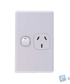 Alternative view of Power Point – Single – Vertical – Slimline – 10A