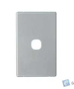 Blank Plate – Slimline, Alu – 1 Gang – 20 Box