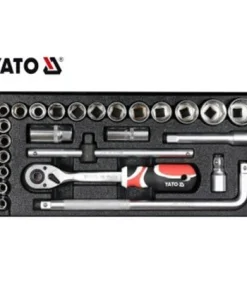 Alternative view of 25 Pcs Socket Set Yato Brand YT-12671