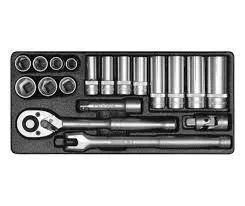 3/8inch DR 19 Pcs Socket Set Yato Brand YT-3864