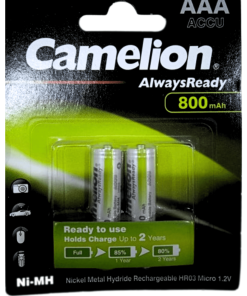 Alternative view of 1.2V 800Mah Size Rechargeable Battery Camelion Brand