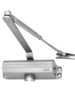 Door Closer EN Size 4, Silver, Surface Mounted Door Closer