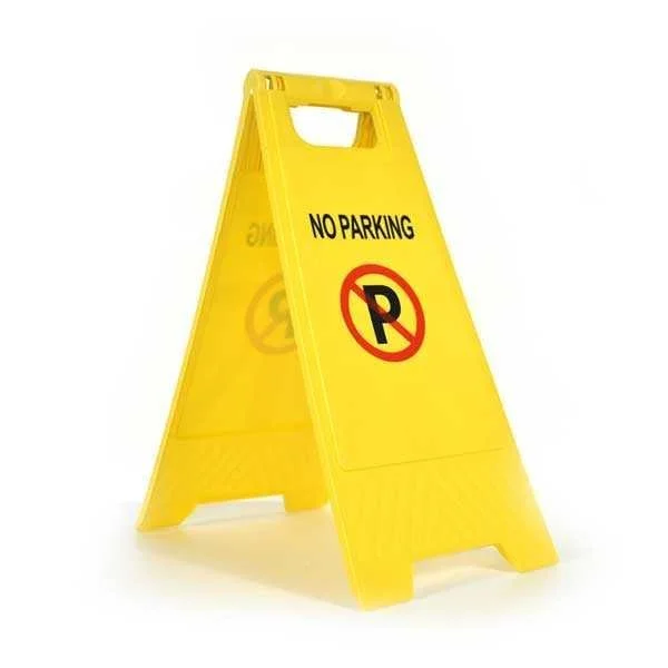 No Parking Floor Stand Up Sign for Office or Industry - Image 2