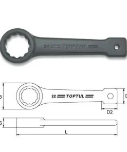 Alternative view of 27mm Slogging Ring Wrench Toptul Brand AAAR2727