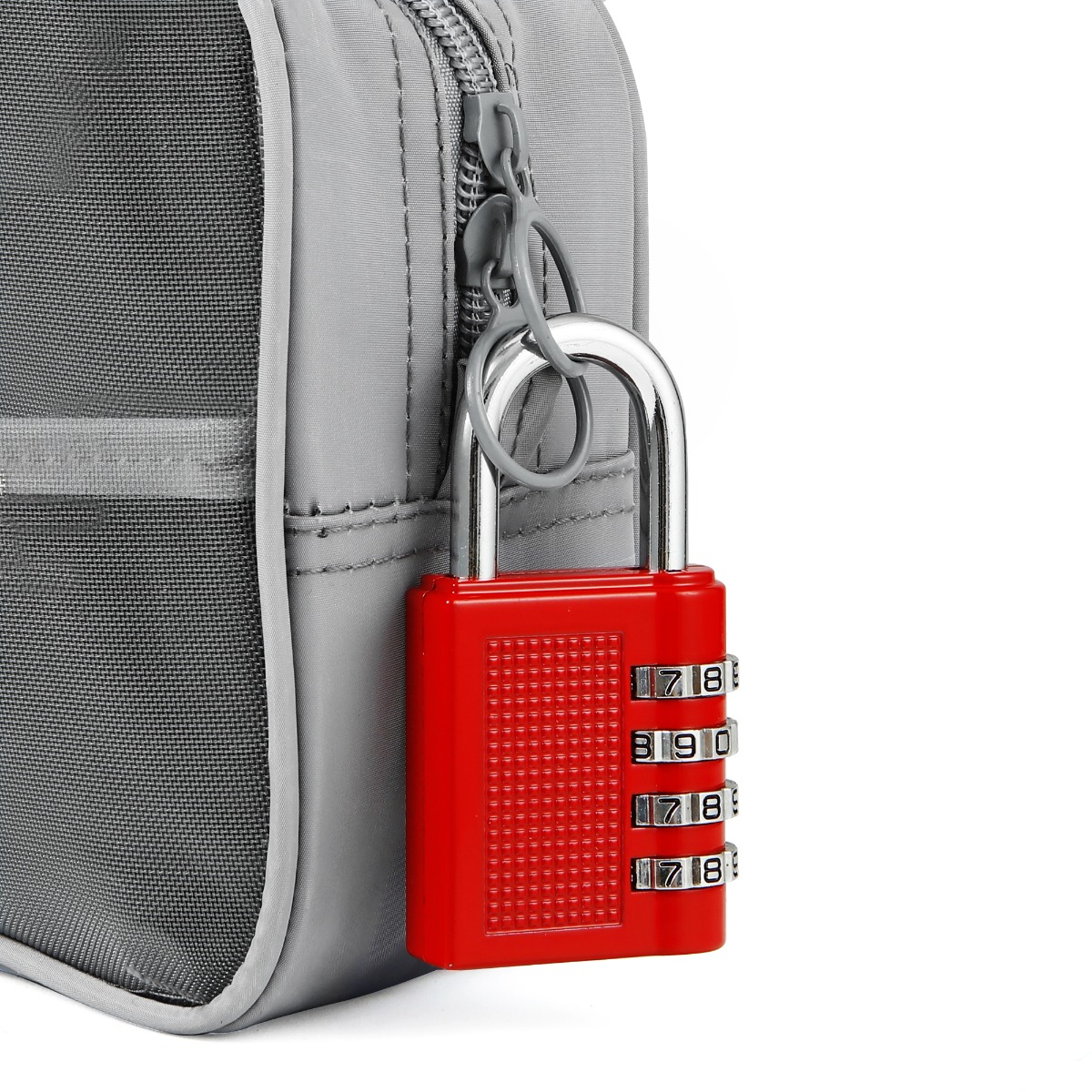 AVARTEK – Combination Combi Resettable Padlock Security 4-Digit – 40mm – RED - Image 4