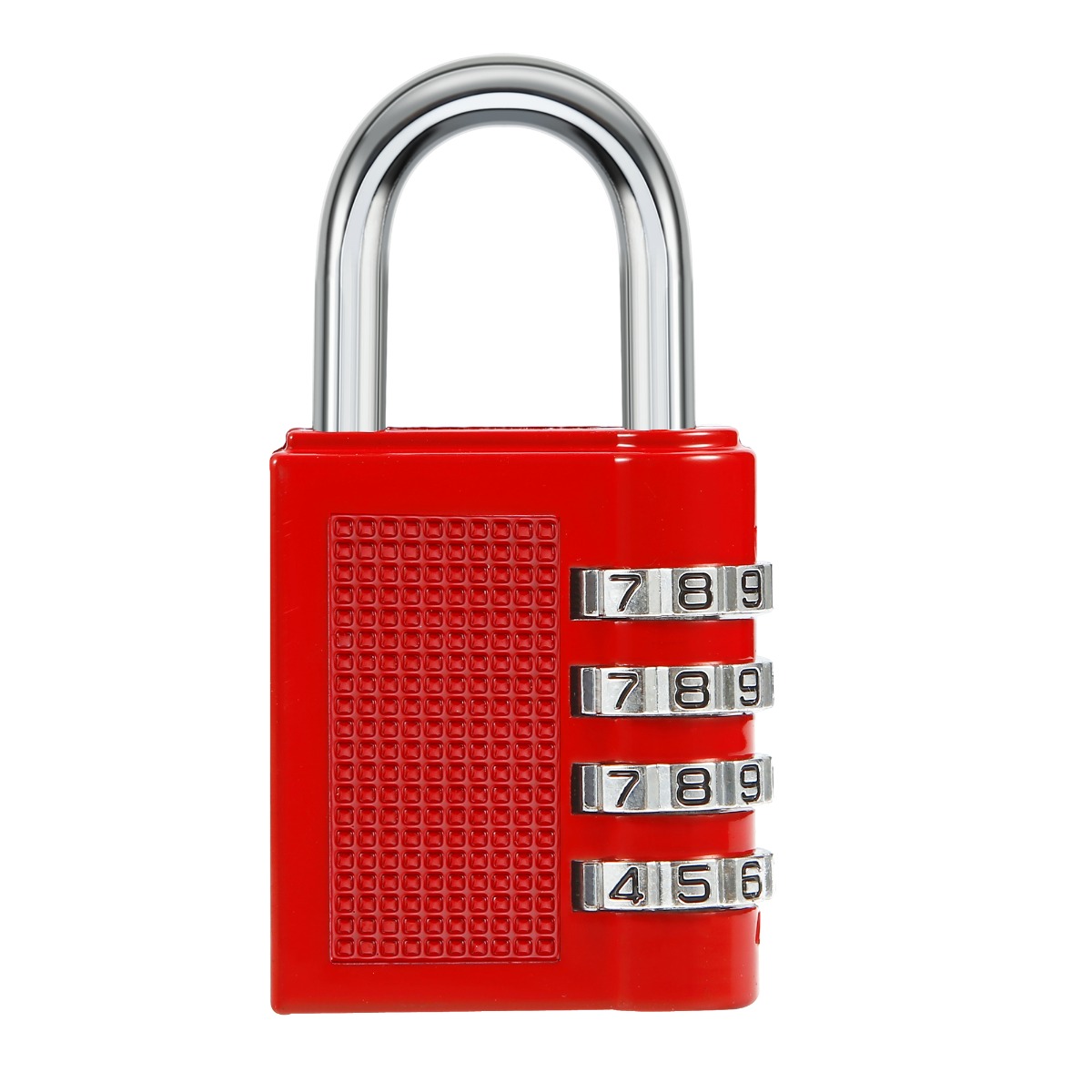 AVARTEK – Combination Combi Resettable Padlock Security 4-Digit – 40mm – RED - Image 5