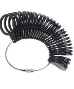 Black UK Ring Sizer A-Z Ring Measurement Tool